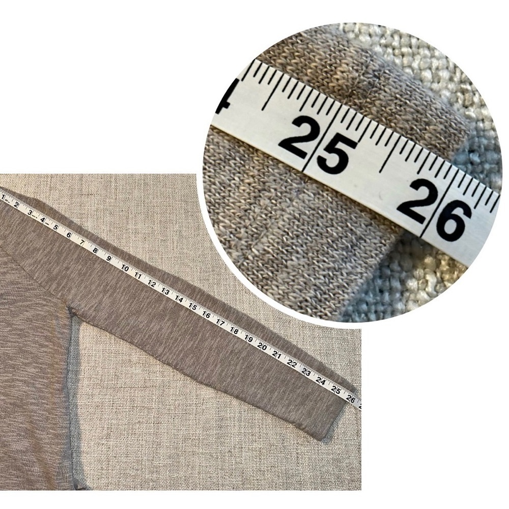 J. JILL PURE JILL Heather Gray V-Neck Pullover Top Sweater Tunic Womens Petite S - Picture 11 of 12